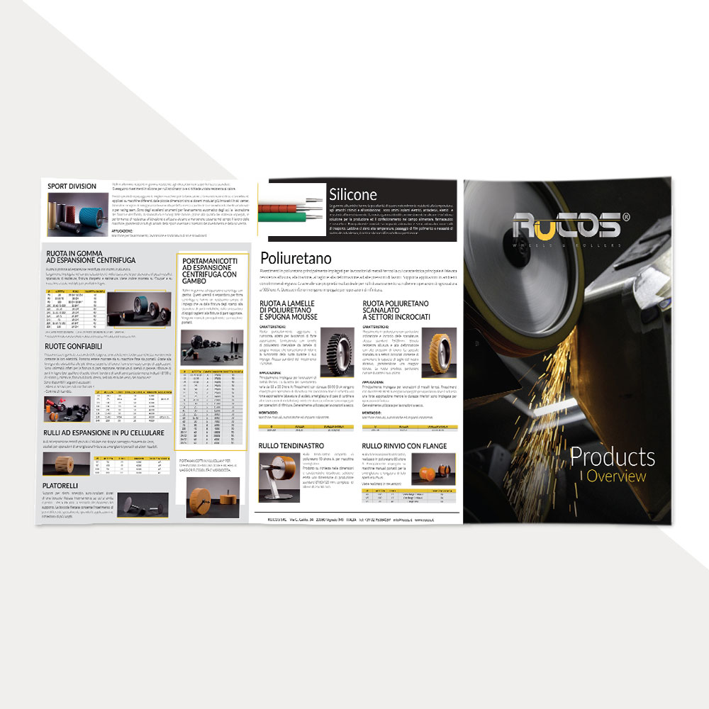Realizzazione design brochure aziendale Milano Lodi Crema - rgweb